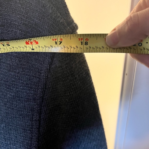 Heavyweight, Italian, Merino wool, button up, duster cardigan - Picture 5 of 7